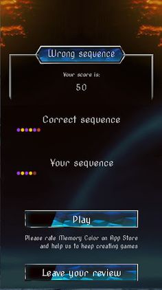 Memory Color - Brain training - Screenshot 4