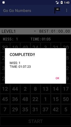 Brain activation Go Go Numbers - Screenshot 2