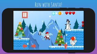 Santa Frozen Run - Screenshot 2