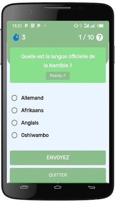 Quiz Namibie - Screenshot 3