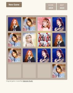 Game 2048 GFRIEND challenge BU - Screenshot 3