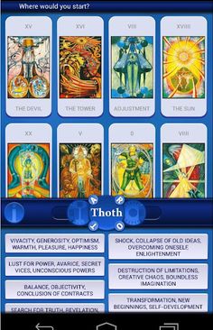 Tarot Thoth trainer - Screenshot 2