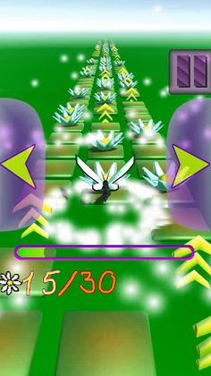 Flying Butterfly Flyer Runner - Screenshot 2