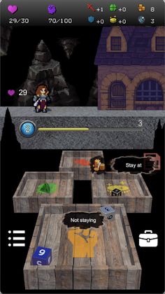 Dice Cave TRPG-like roguelike - Screenshot 1