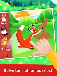 Wild Animals Puzzle for Babies - Screenshot 1