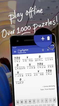 Cryptogram - puzzle quotes - Screenshot 3