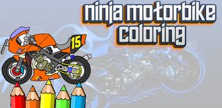 ninja motorbike coloring - Screenshot 1