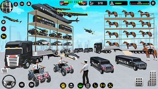Police Transports Car Parking - Screenshot 1