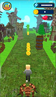 Zuzu Run 3D-Endless Running - Screenshot 1