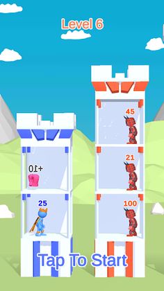 Tower Push King - Merge Game - Screenshot 1