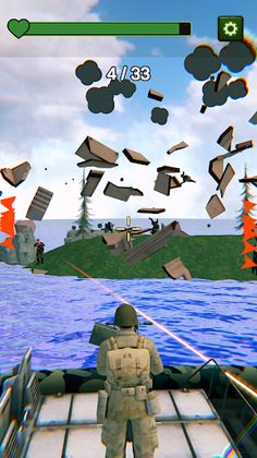 Boat Defense: Shooting Warship - Screenshot 3