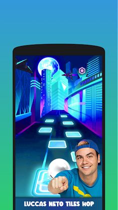 Jogo Luccas Neto - Tiles Hop - Screenshot 1