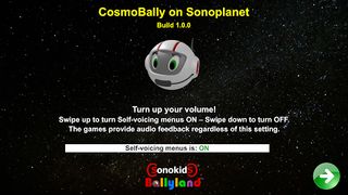 CosmoBally on Sonoplanet - Screenshot 1
