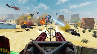 Desert Gunner Machine Gun Game - Screenshot 2