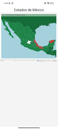 Estados de México Juego Mapa - Screenshot 3