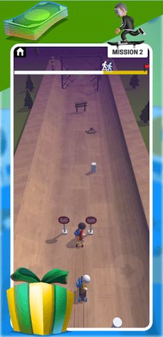 Flip Skate Longboard Rush - Screenshot 4