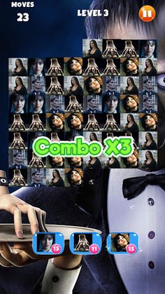 Wednesday Addams: Match 3 Game - Screenshot 3