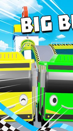 Big Bus Race 3D - Screenshot 1