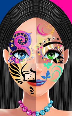 Face Paint Game - Salon - Screenshot 2