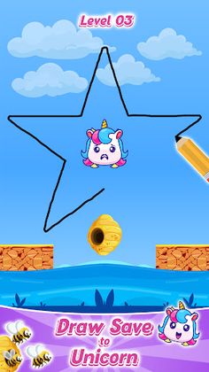 Save The Unicorn: Draw To Save - Screenshot 3