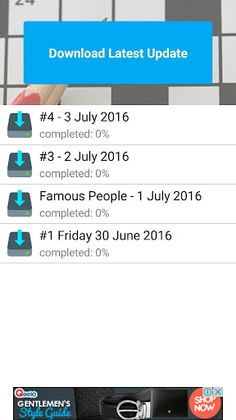 Crossword Puzzles - Screenshot 2