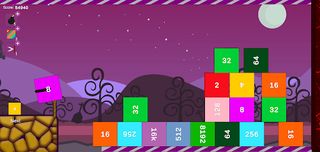 Throw and Merge - 2048 Blocks - Screenshot 2