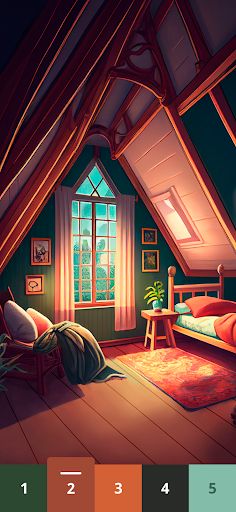 Cozy Color: paint by number - Screenshot 1