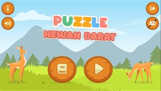 Puzzle Hewan Darat - Screenshot 1