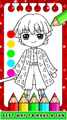 Tanjiro Coloring Demon Slayer - Screenshot 3