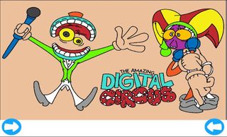 Digital Circus : Coloring Game - Screenshot 1