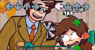 Дим Димыч хочешьпокажу FNF Mod - Screenshot 2