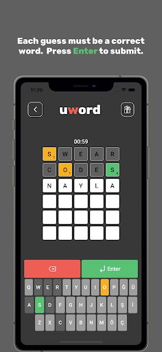 Uword: Online Word Game - Screenshot 3