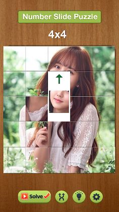 Slide Puzzle Kim So-hyun Game - Screenshot 1