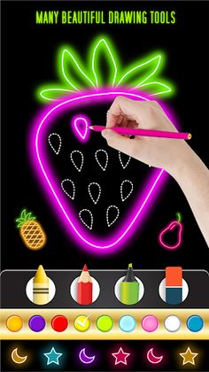 Fruits and Vegetables Coloring - Screenshot 2