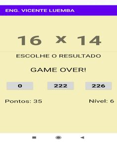 Jogo Matemática Rápida - Screenshot 2