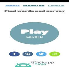 Find words and survey - Screenshot 2