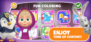 Masha and the Bear: Art Games - Screenshot 3