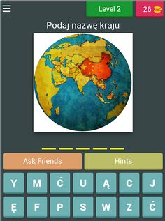 Mapa polityczna Azji - quiz - Screenshot 4