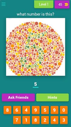 color blindness test - Screenshot 1