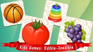 Kids Games: Edible-Inedible - Screenshot 1
