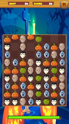 Halloween Holliday Match 3 - Screenshot 2