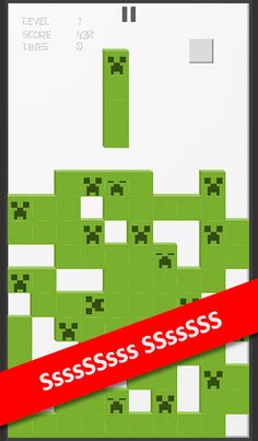 Creeper Tetriminos - Screenshot 1
