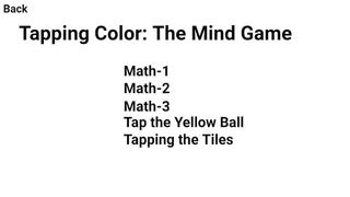 Tapping Color - The Mind Game - Screenshot 1