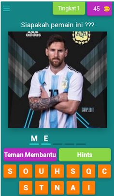 Tebak pemain sepakbola dunia - Screenshot 1