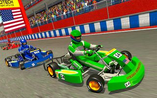 Go Kart Racing Games 3D Stunt - Screenshot 1