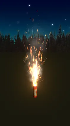 Fireworks Simulator: 3D Light - Screenshot 2