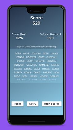 Flying Words Vocabulary Pro - Screenshot 4