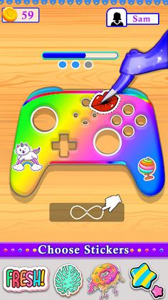 Tie Dye Controller: DIY Games - Screenshot 2