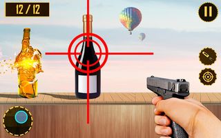 Sniper Bottle Shooting Games - Screenshot 1