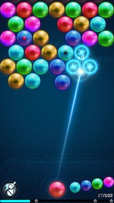 Bubble Shooter - magnetic ball - Screenshot 1